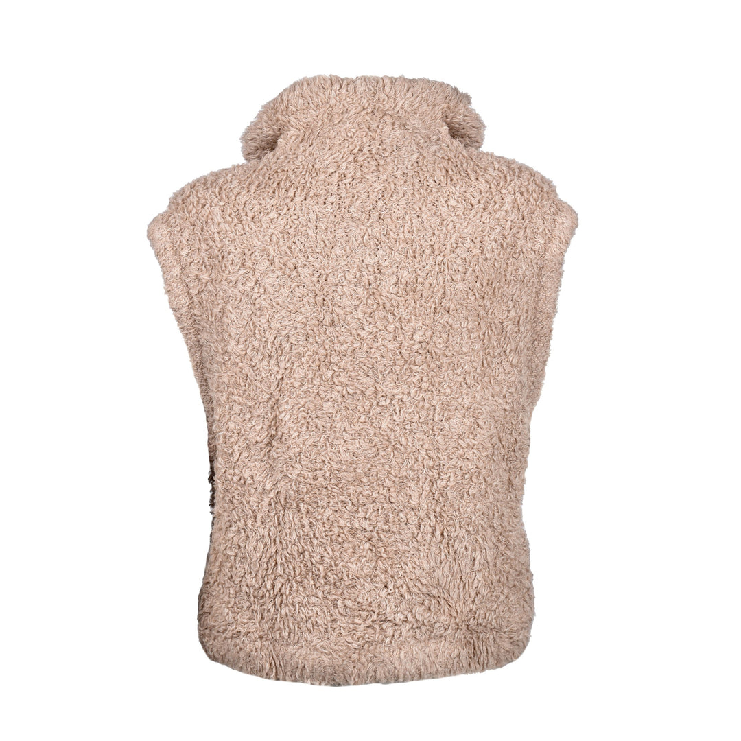 Brunello Cucinelli Brown Cashmere Sleeveles Sweater