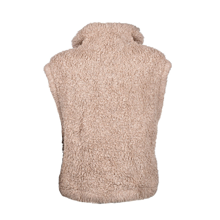 Brunello Cucinelli Brown Cashmere Sleeveles Sweater