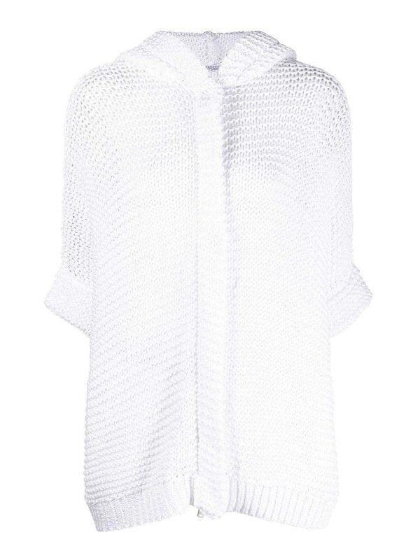 Brunello Cucinelli White Cotton Shell Jacket