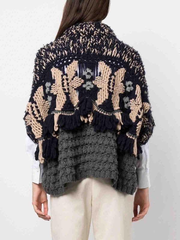 Brunello Cucinelli Bicolor Cashmere Sweater