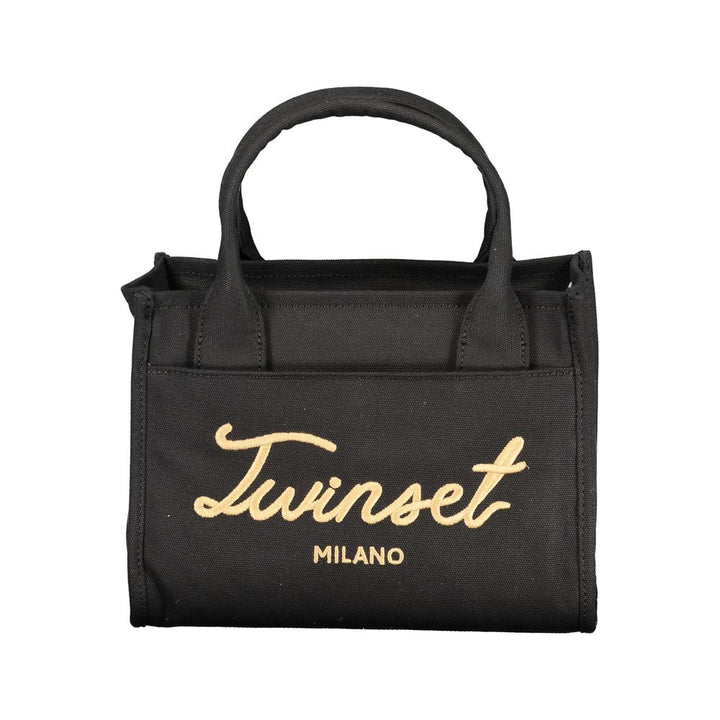 Twinset Black Cotton Women Handbag