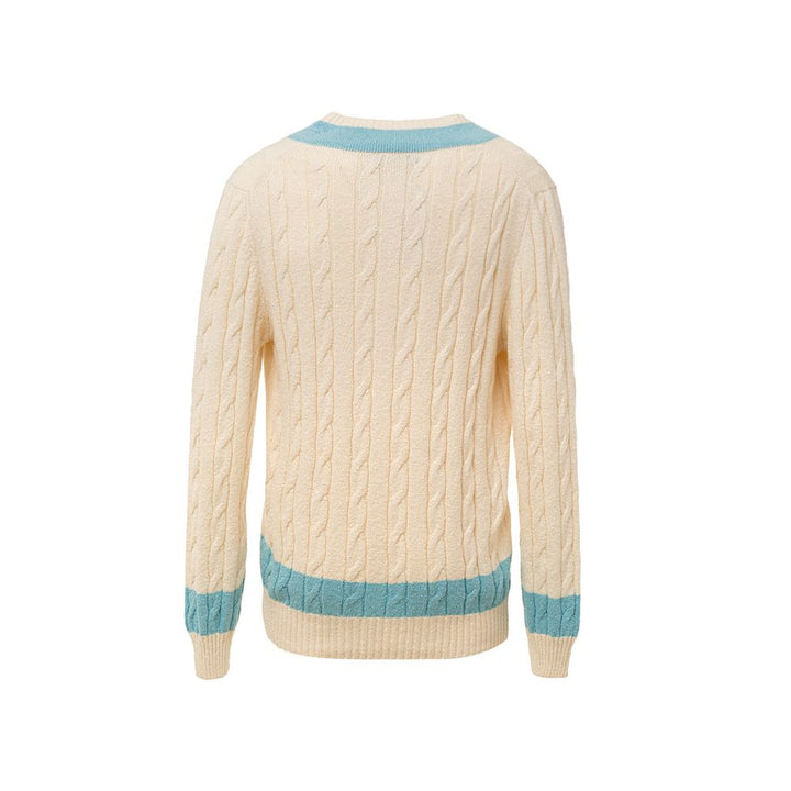 Gran Sasso White Cotton Sweatshirt