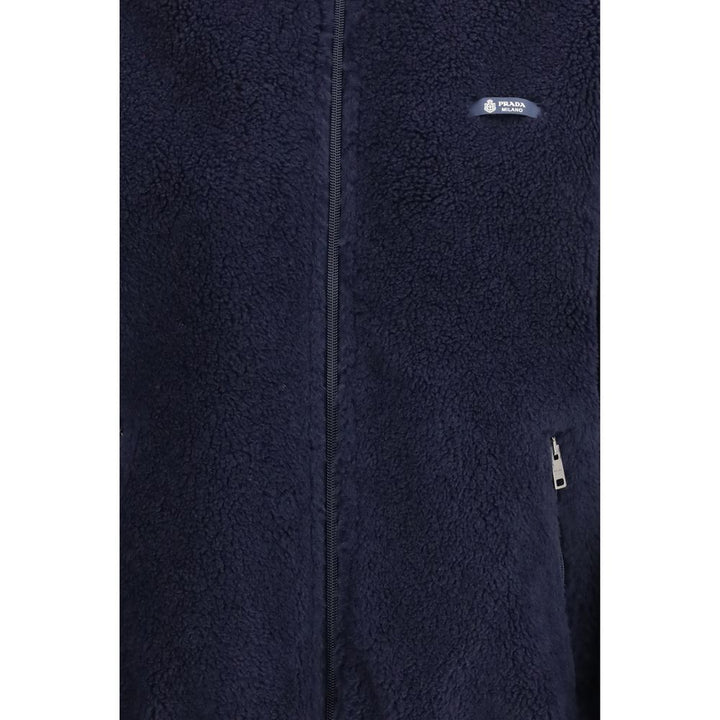 Prada Blue Polyamide Full-Length Jacket