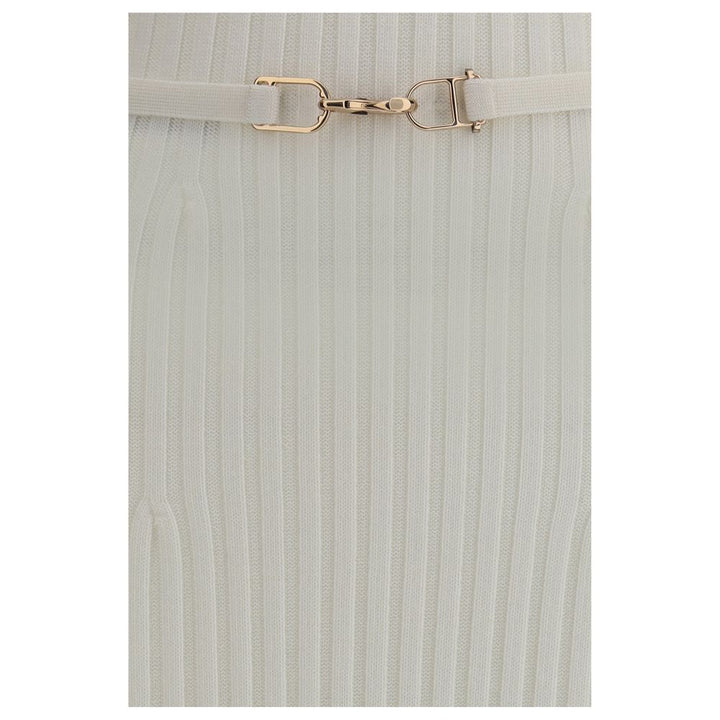 Gabriela Hearst White Wool Casual Dress