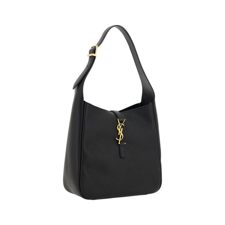 Saint Laurent Black Calf Leather Bos Taurus Shoulder Bag