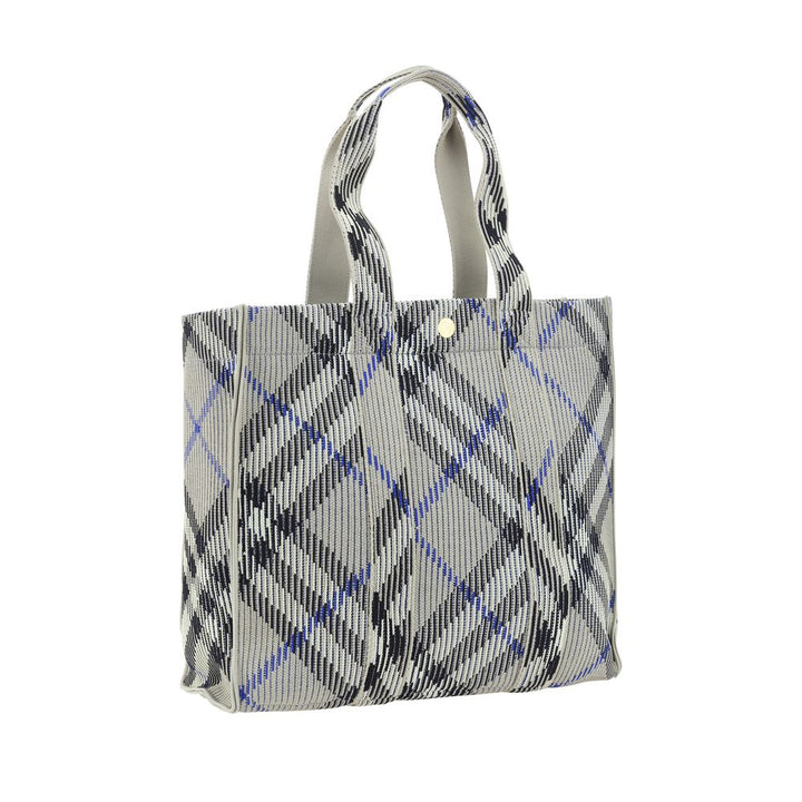 Burberry Gray Fabric Shoulder Bag