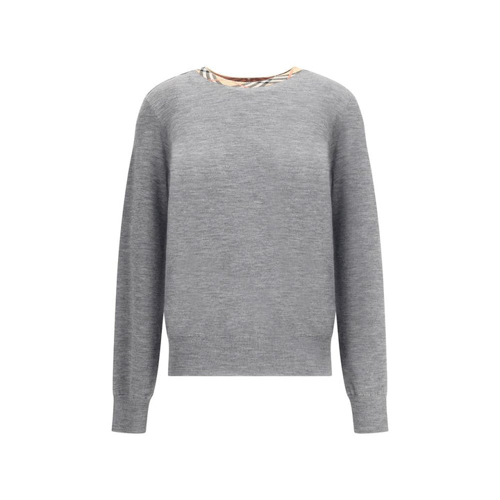 Burberry Gray Cotton Sweatshirt
