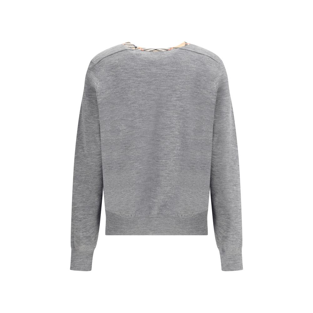 Burberry Gray Cotton Sweatshirt