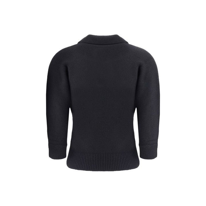 Khaite Black Cashmere Sweater