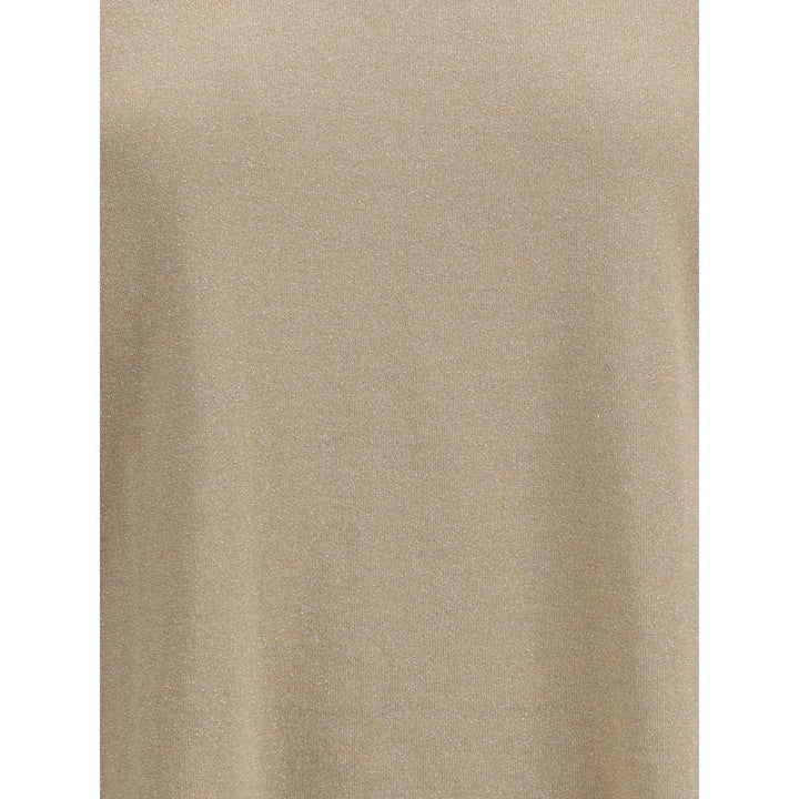 Brunello Cucinelli Beige Nylon T-Shirt