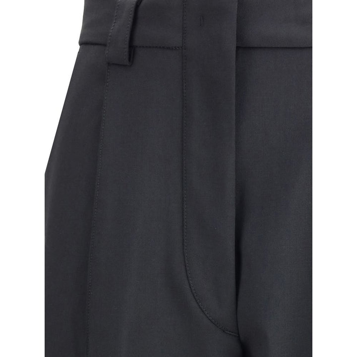 The Latest Black Polyester Casual Pants