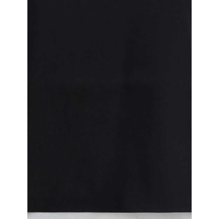 SA SU PHI Black Silk Sleeveles T-Shirt