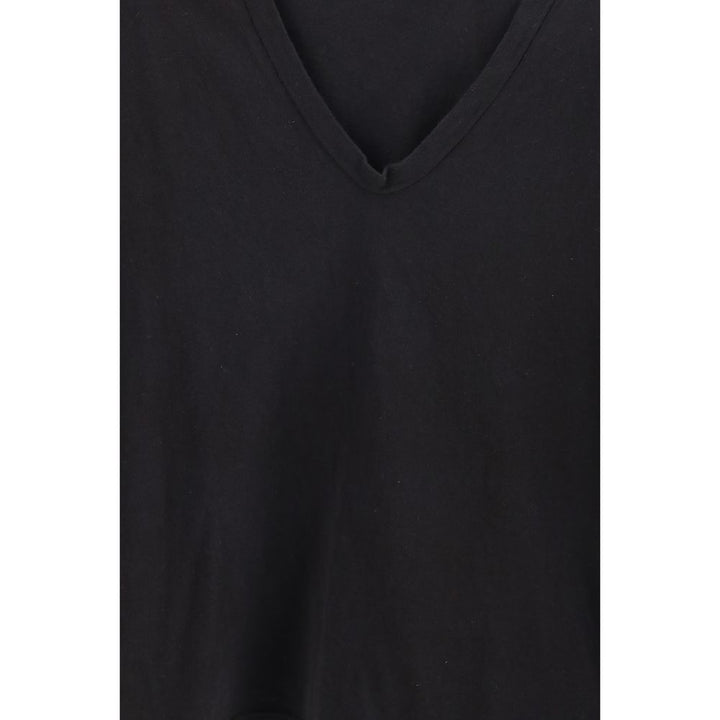 James Perse Black Cotton Long Sleeve T-Shirt