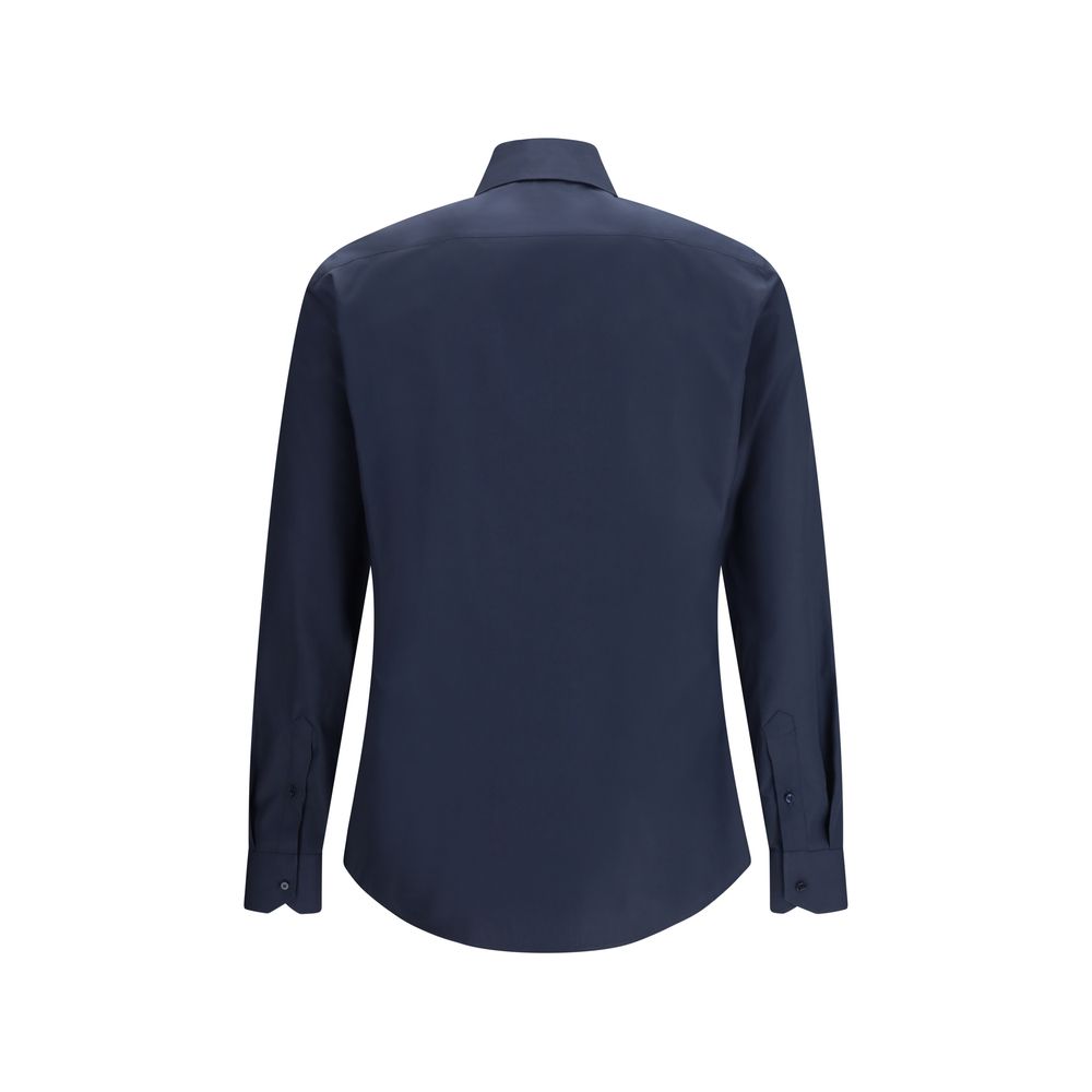 Fendi Blue Cotton Shirt