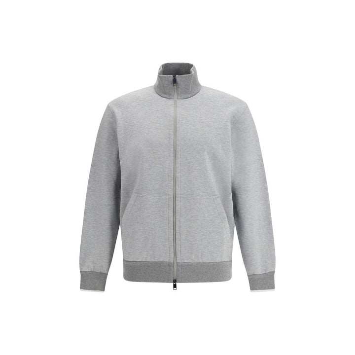 Brioni Gray Cotton Sweatshirt