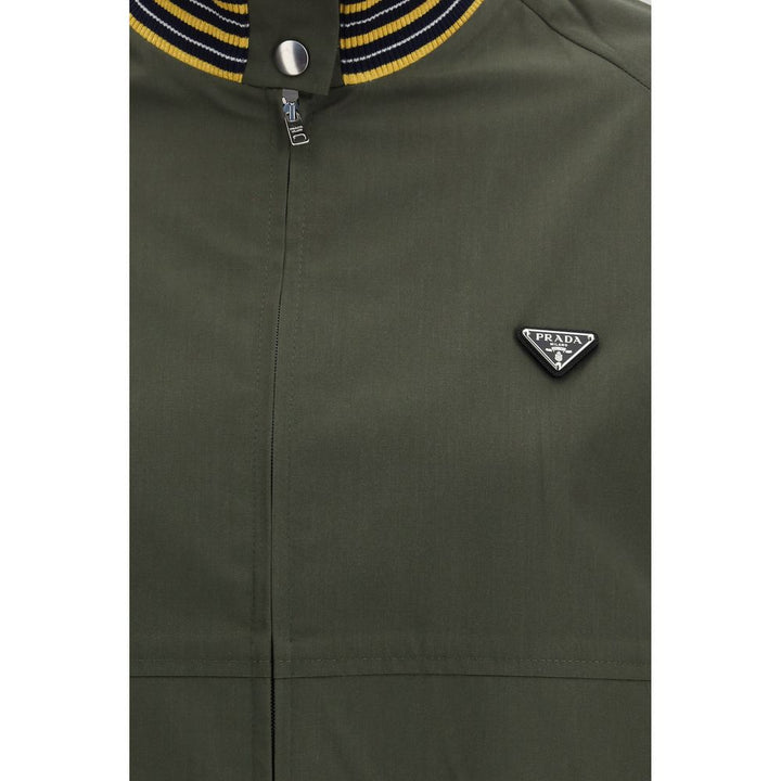 Prada Bicolor Polyester Bomber