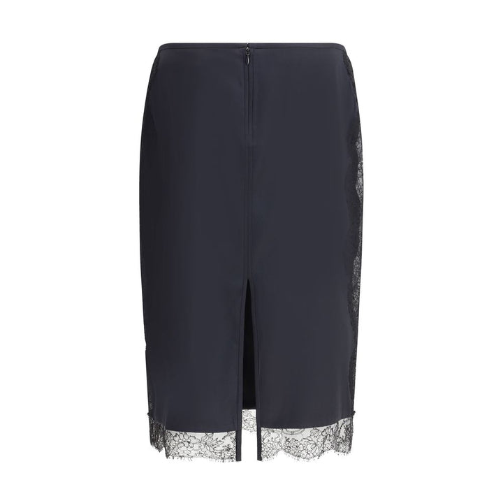 Tom Ford Black Silk Midi Skirt