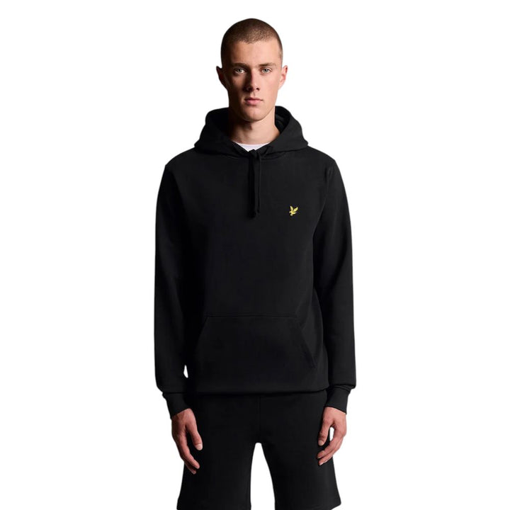 Lyle & Scott Black Cotton Hoodie