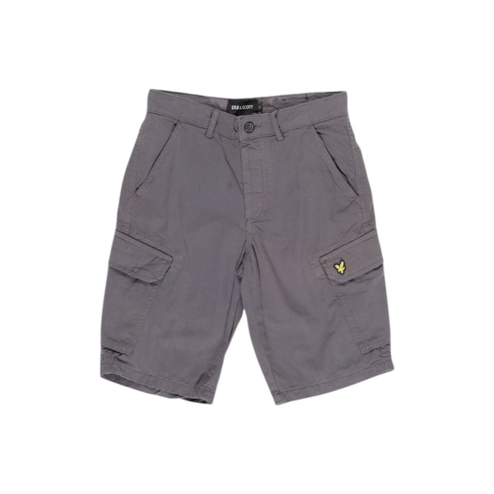 Lyle & Scott Gray Cotton Bermuda Shorts