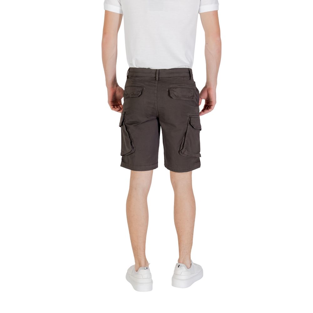 Lyle & Scott Gray Cotton Bermuda Shorts