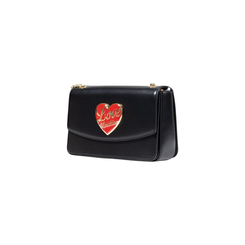 Love Moschino Black Polyethylene Handbag – SEYMAYKA