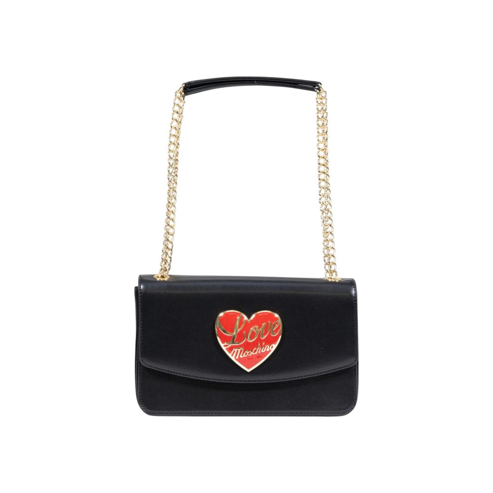 lovemini Love Moschino Black Polyethylene Handbag – SEYMAYKA