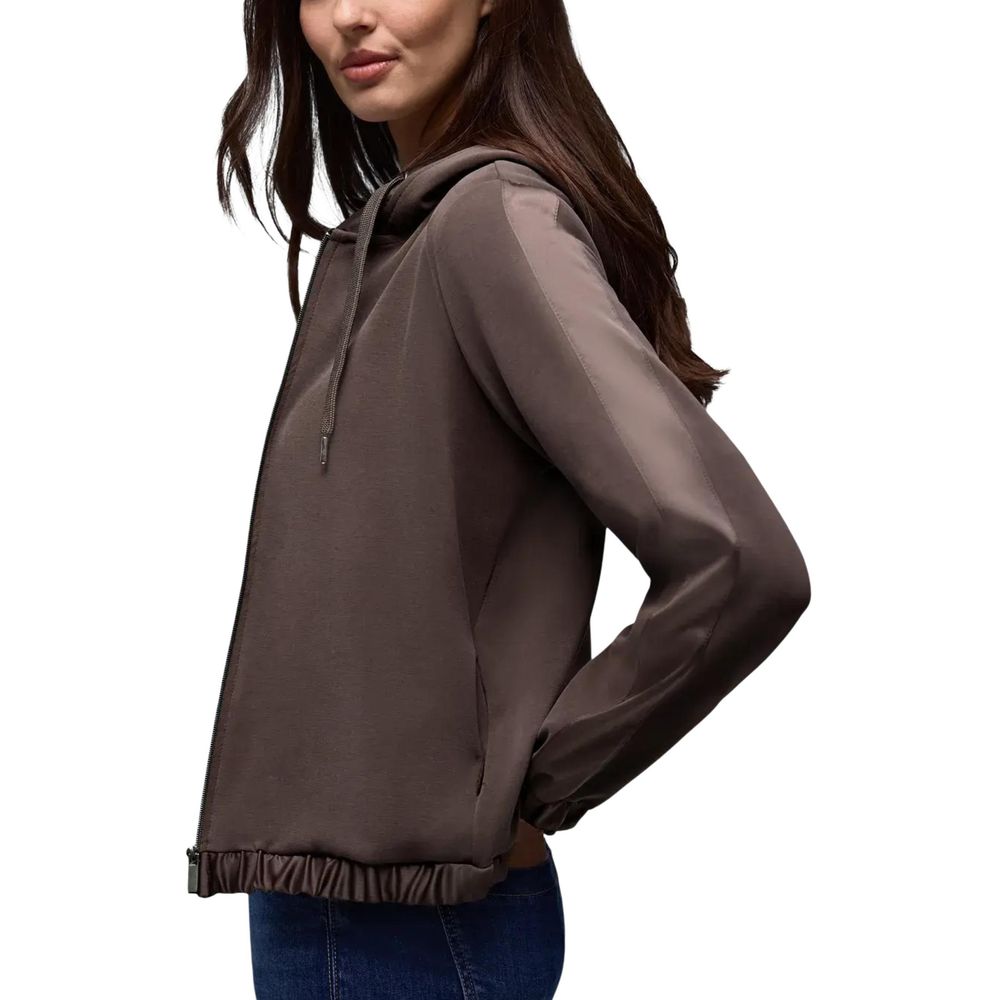 Street One Brown Modal Hoodie