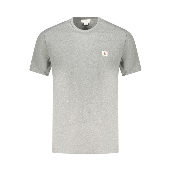 Calvin Klein Grigio Cotton Men T-Shirt