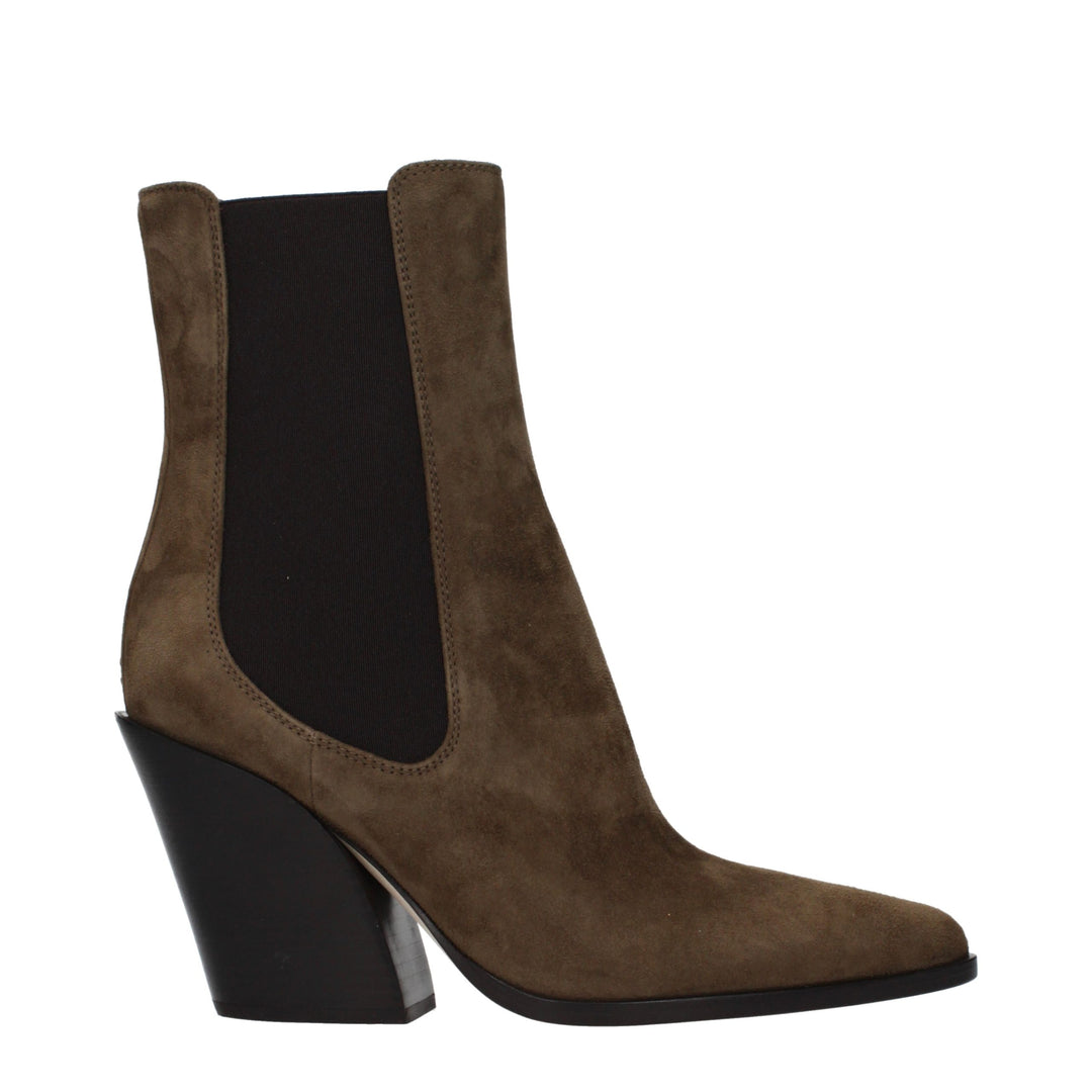 Jimmy Choo Brown Leather Ankle Boots