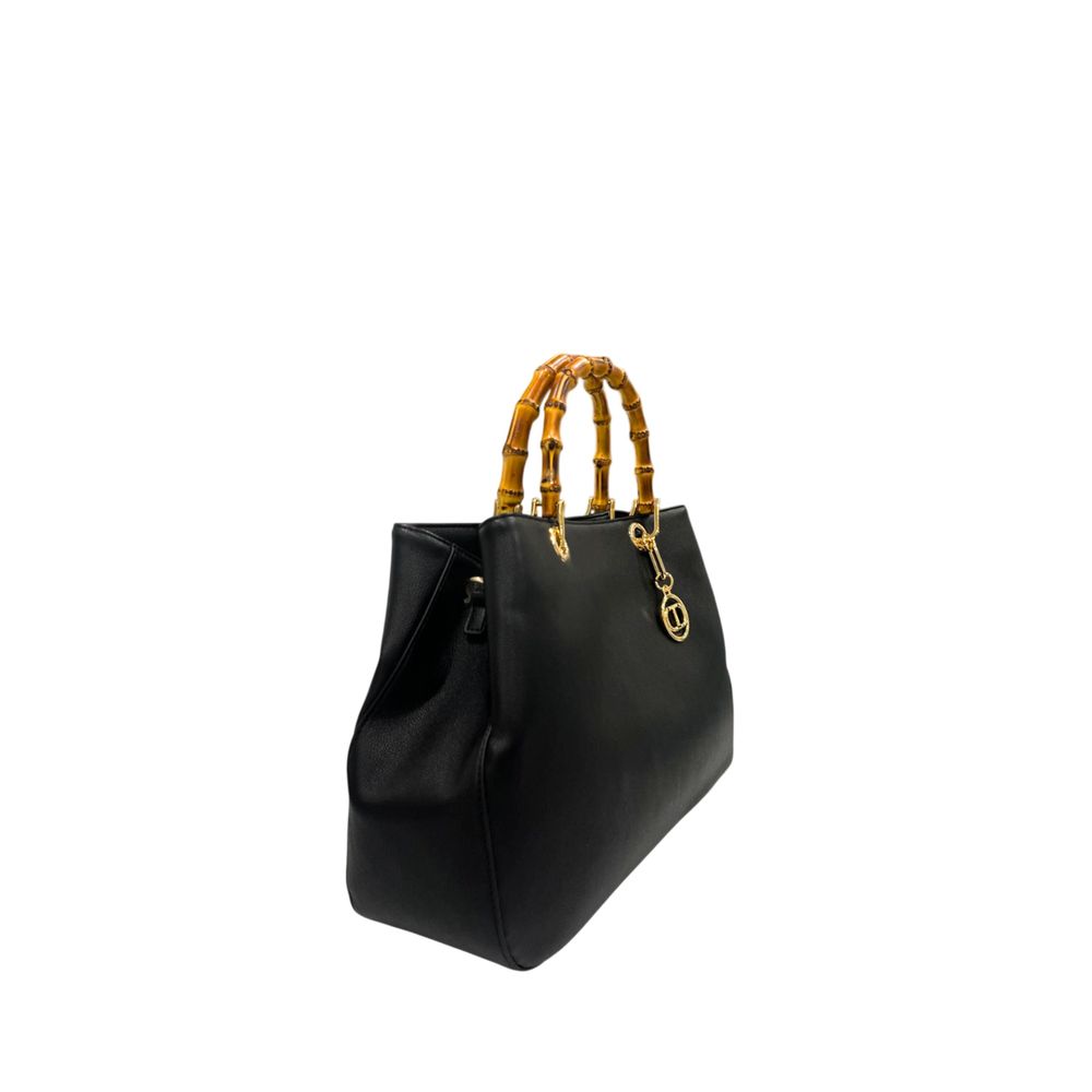 Twinset Black PU Women Handbag