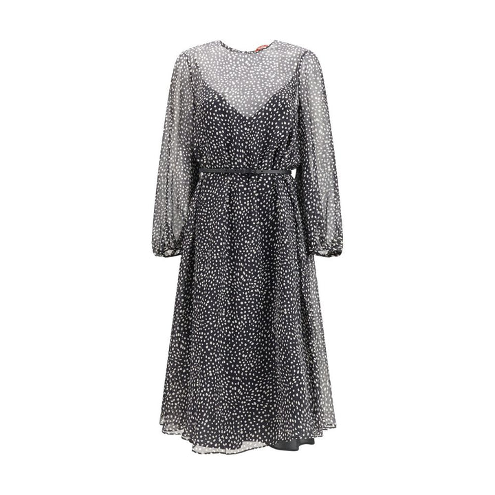 Max Mara Black Silk Casual Dress
