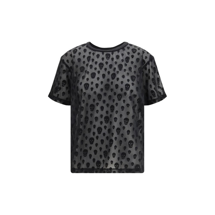 Alexander McQueen Black Polyamide T-Shirt