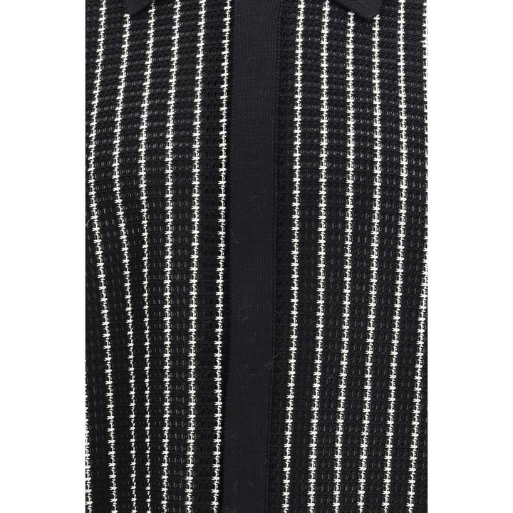 Jil Sander Black Cotton Cardigan