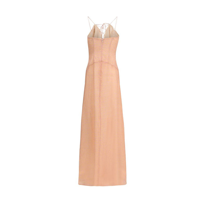 Kristina Ti Multicolor Silk Casual Dress