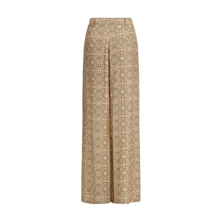 Kristina Ti Multicolor Viscose Casual Pants