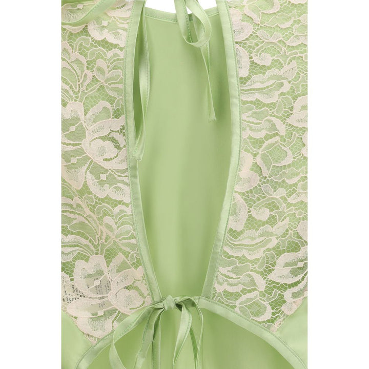 Kristina Ti Bicolor Silk Blouse