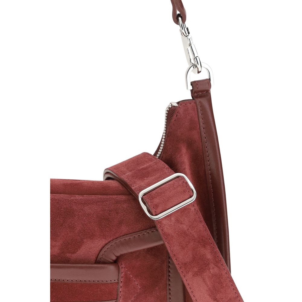 Pierre Hardy Bordeaux Calf Leather Bos Taurus Shoulder Bag