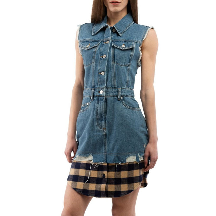 Moschino Multicolor Cotton Casual Dress