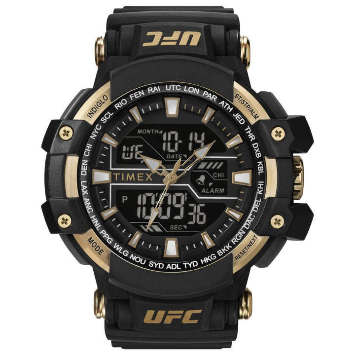 Timex Black Rubber Sport Watch