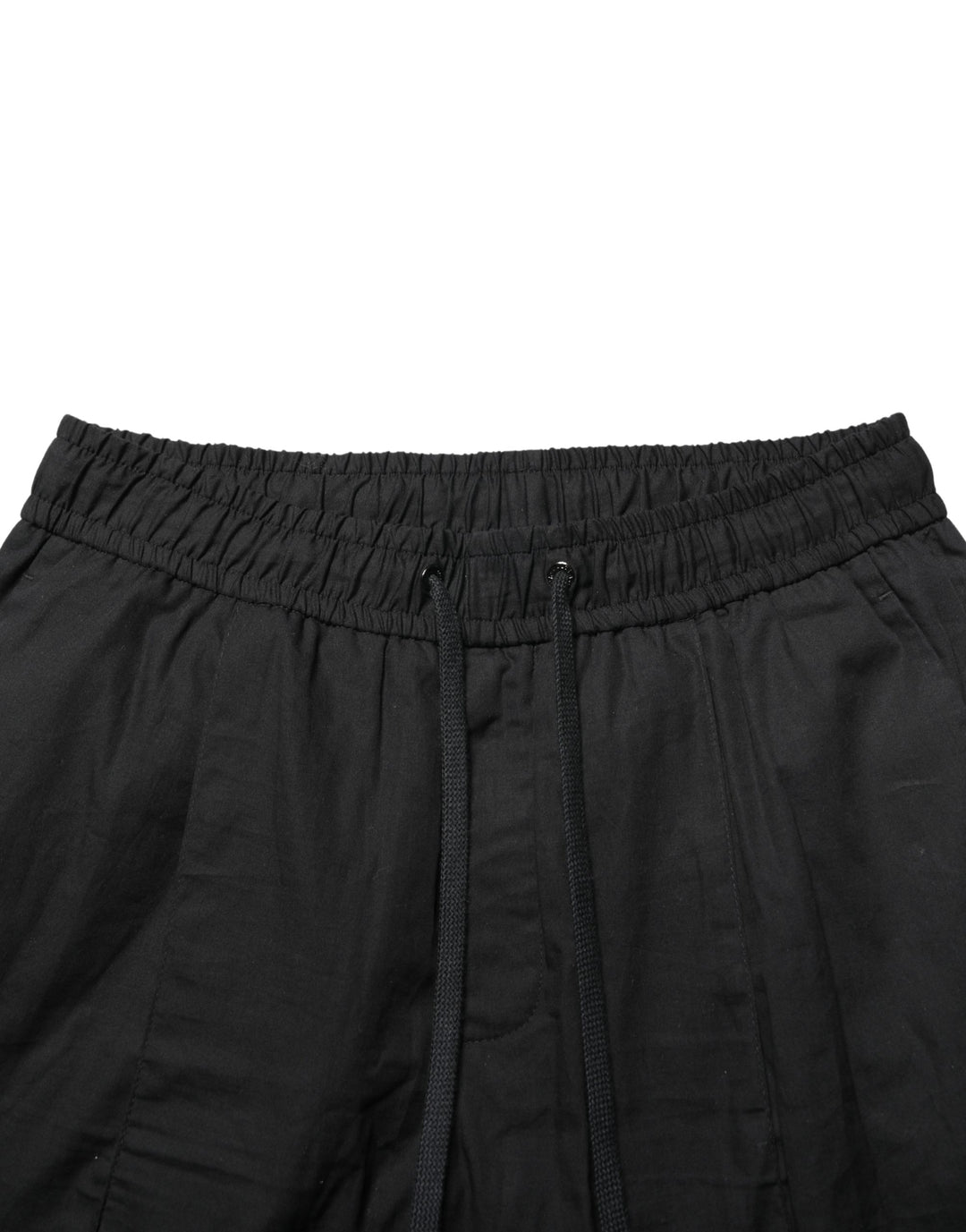 Dolce & Gabbana Black Cotton Skinny Men Jogger Trouser Pants