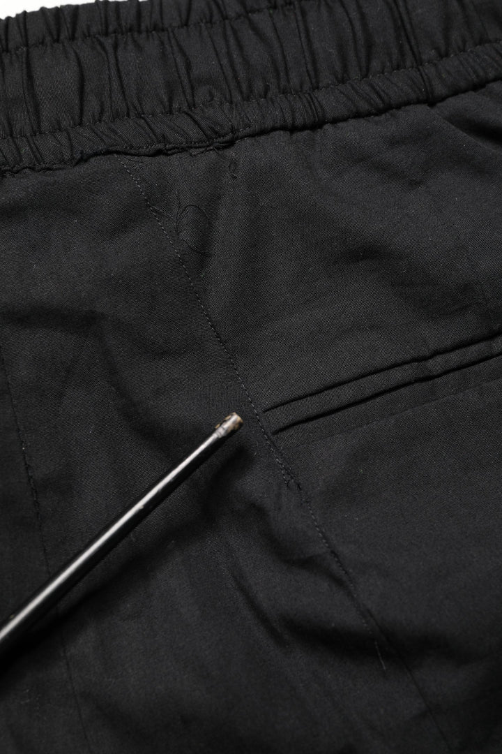 Dolce & Gabbana Black Cotton Skinny Men Jogger Trouser Pants