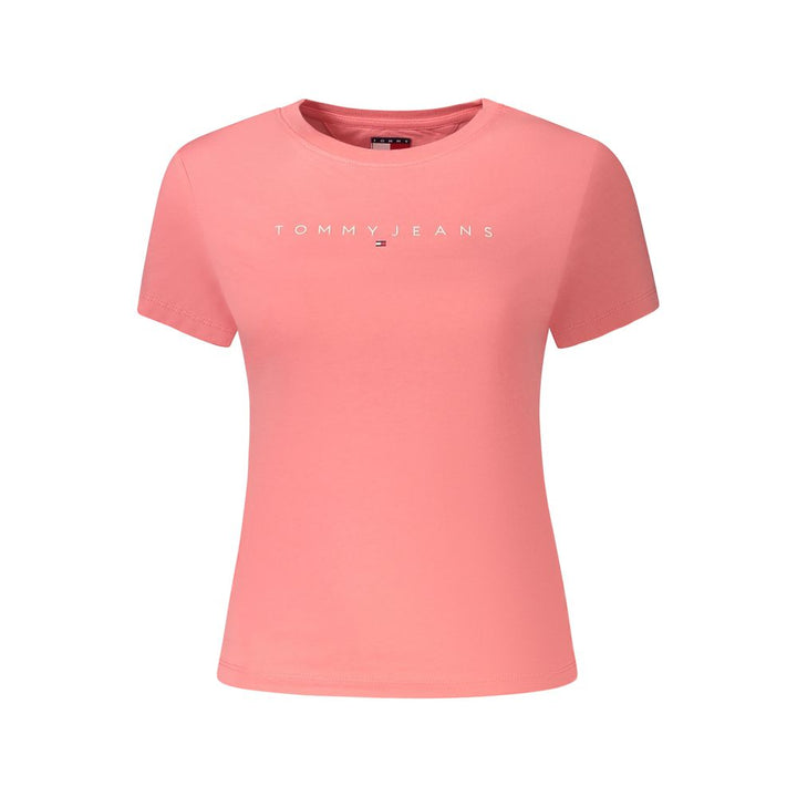 Tommy Hilfiger Rosa Cotton Women T-Shirt