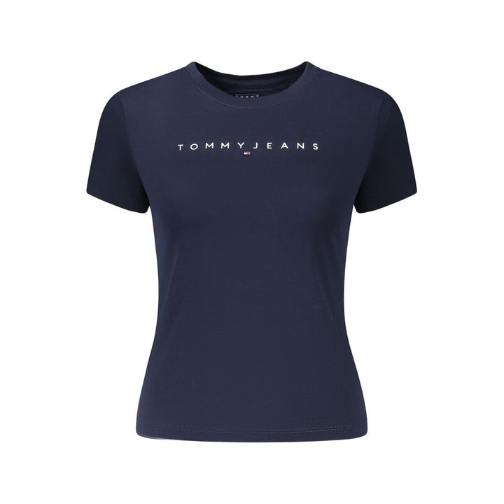 Tommy Hilfiger Blue Cotton Women T-Shirt