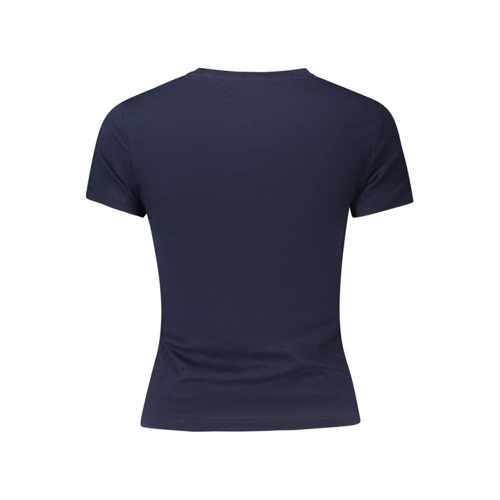 Tommy Hilfiger Blue Cotton Women T-Shirt