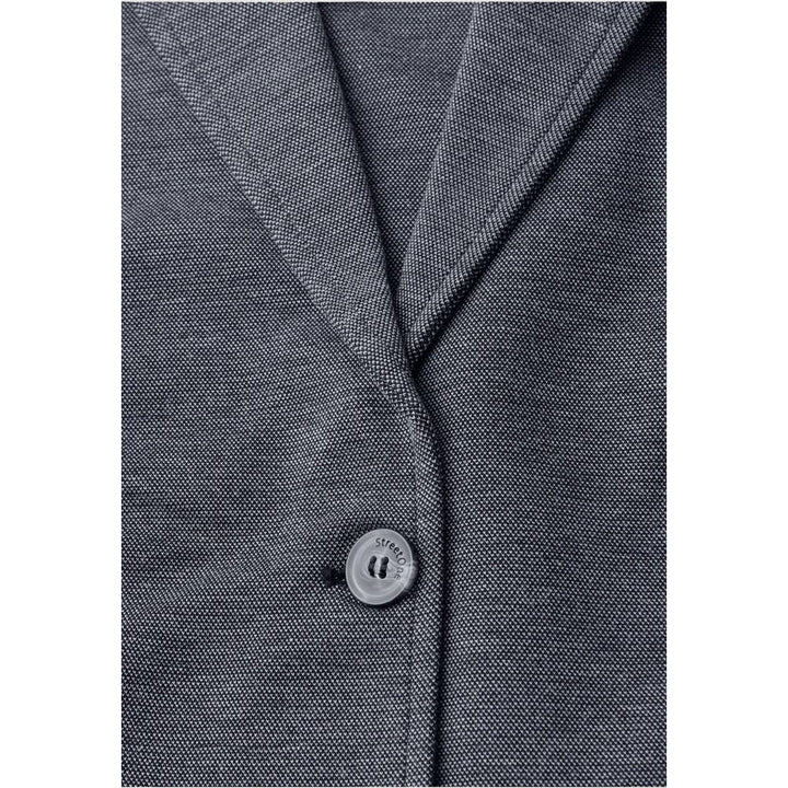 Street One Blue Polyacrylic Blazer
