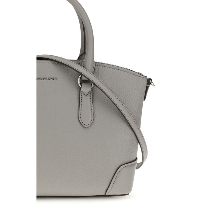 Michael Kors Gray Calf Leather Bos Taurus Shoulder Bag