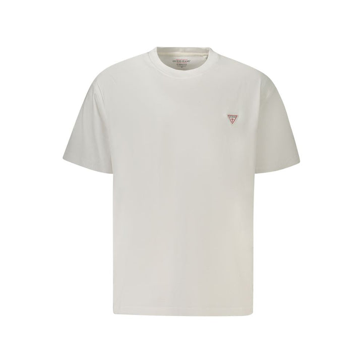 Guess Jeans Bianco Organic Cotton Men's T-Shirt