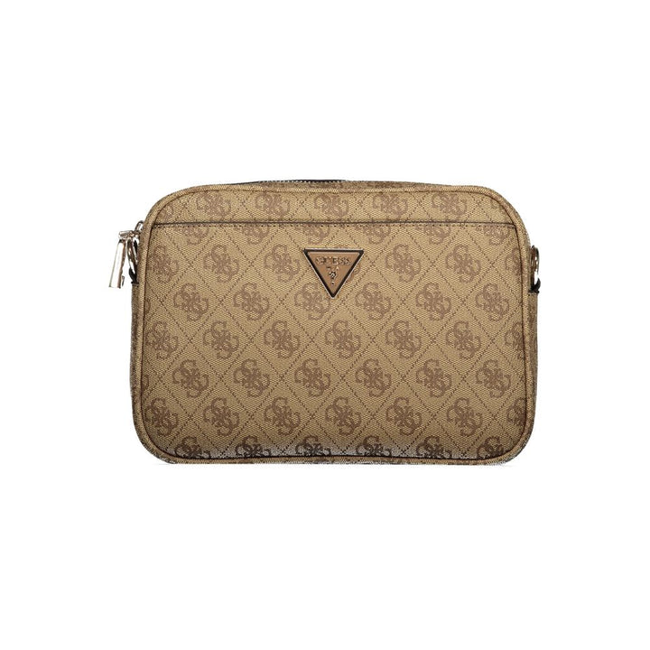 Guess Jeans Beige Polyurethane Women Handbag