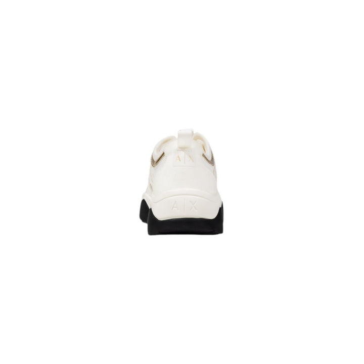 Armani Exchange White Polyester Athletic Sneakers