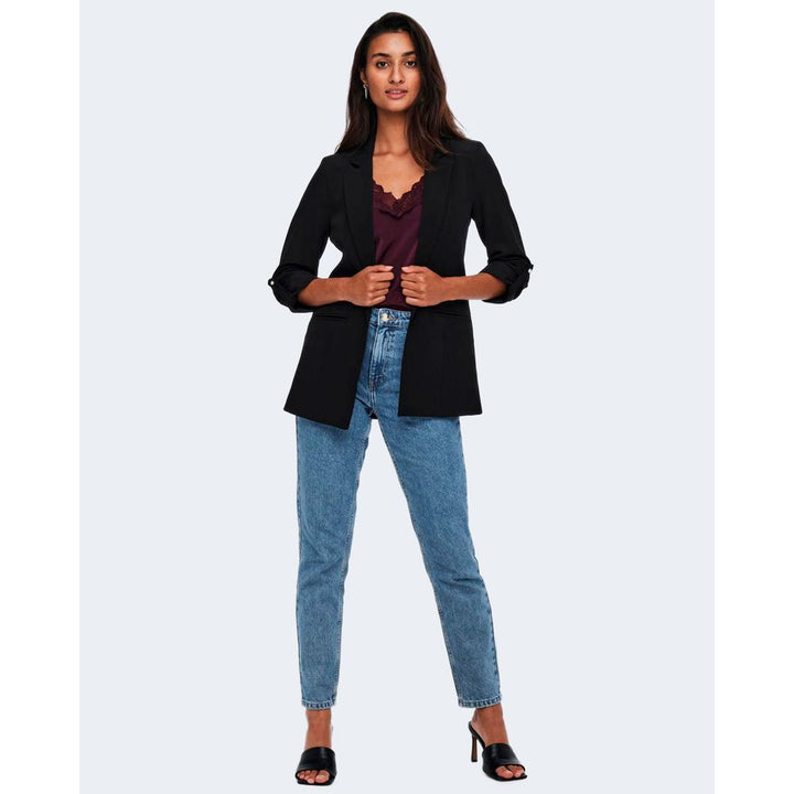Only Black Polyester Blazer